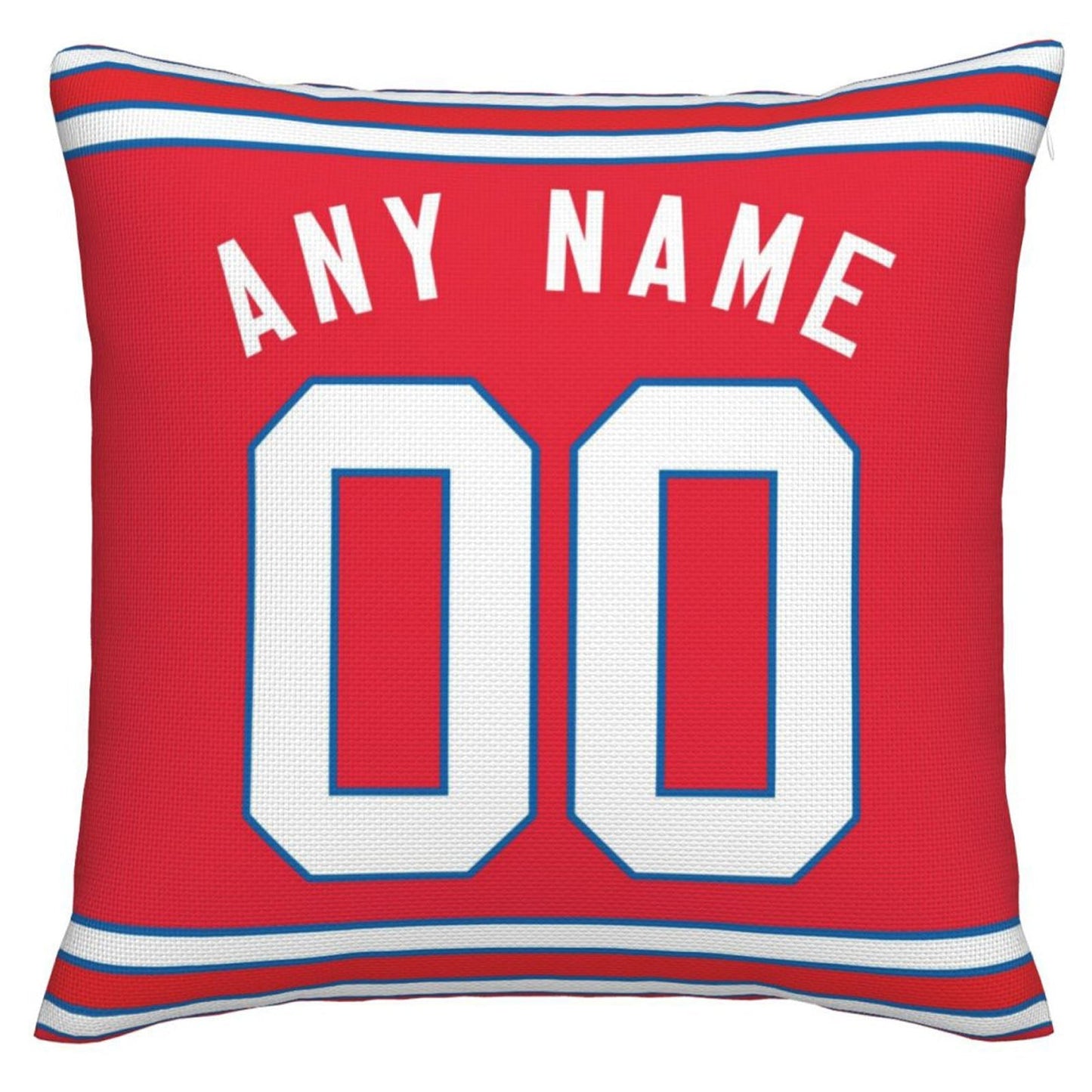 Custom B.Bills Pillow Royal Football Team Decorative Throw Pillow Case Print Personalized Football Style Fans Letters & Number Birthday Gift Football Pillows - Main View
