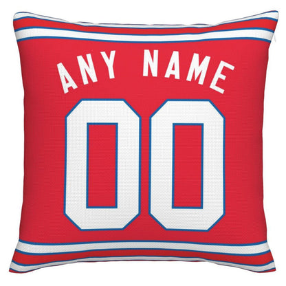 Custom B.Bills Pillow Royal Football Team Decorative Throw Pillow Case Print Personalized Football Style Fans Letters & Number Birthday Gift Football Pillows - Main View