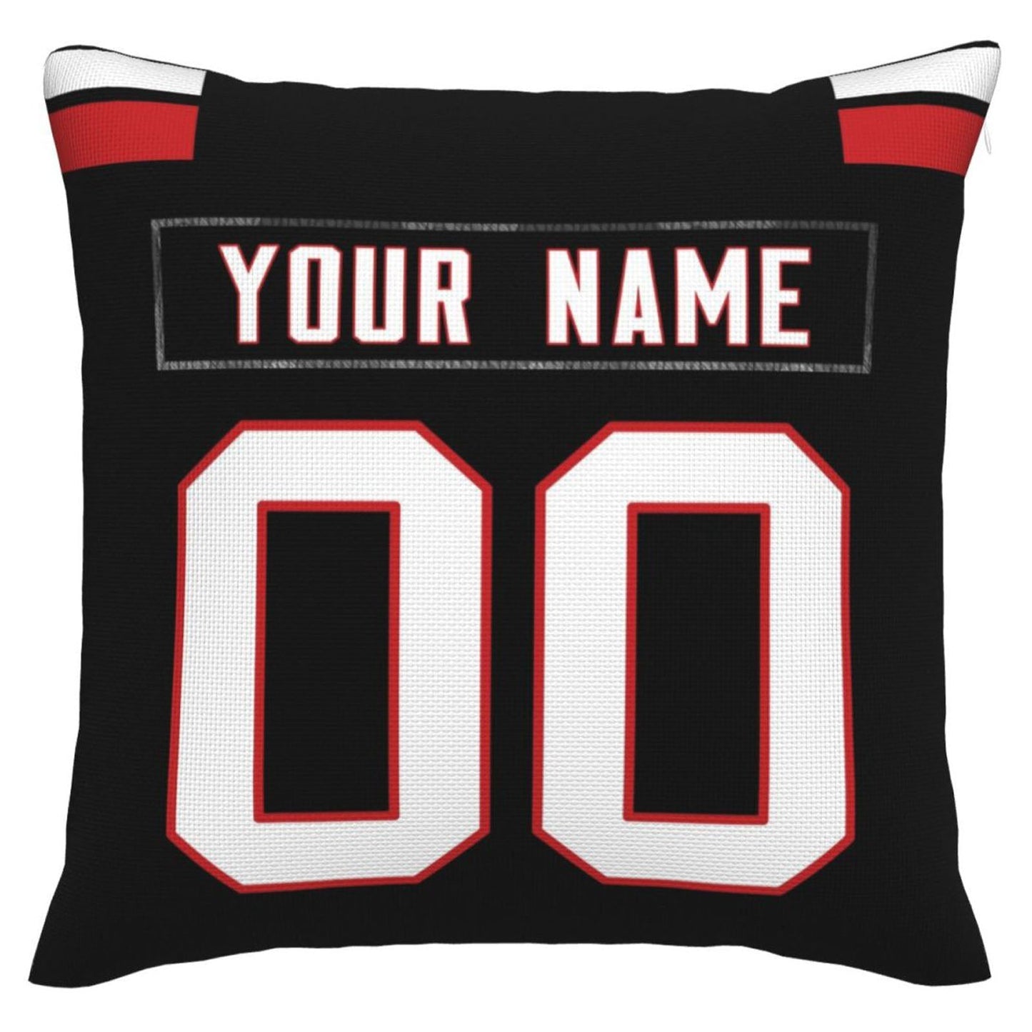 Custom A.Falcons Pillow Decorative Throw Pillow Case - Print Personalized Football Team Fans Name & Number Birthday Gift Football Pillows - Main View
