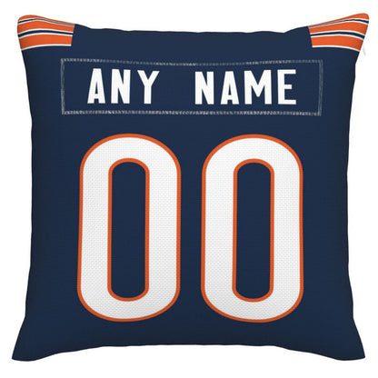 Custom C.Bears Pillow Decorative Throw Pillow Case - Print Personalized Football Team Fans Name & Number Birthday Gift Football Pillows view 2