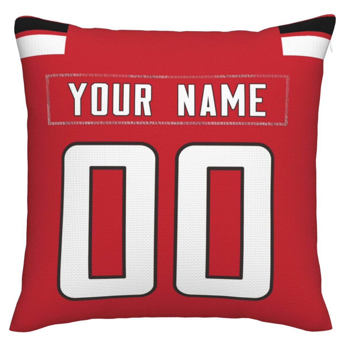 Custom A.Falcons Pillow Decorative Throw Pillow Case - Print Personalized Football Team Fans Name & Number Birthday Gift Football Pillows view 2