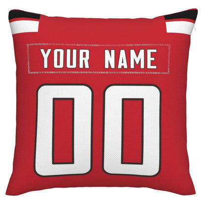 Custom A.Falcons Pillow Decorative Throw Pillow Case - Print Personalized Football Team Fans Name & Number Birthday Gift Football Pillows view 2