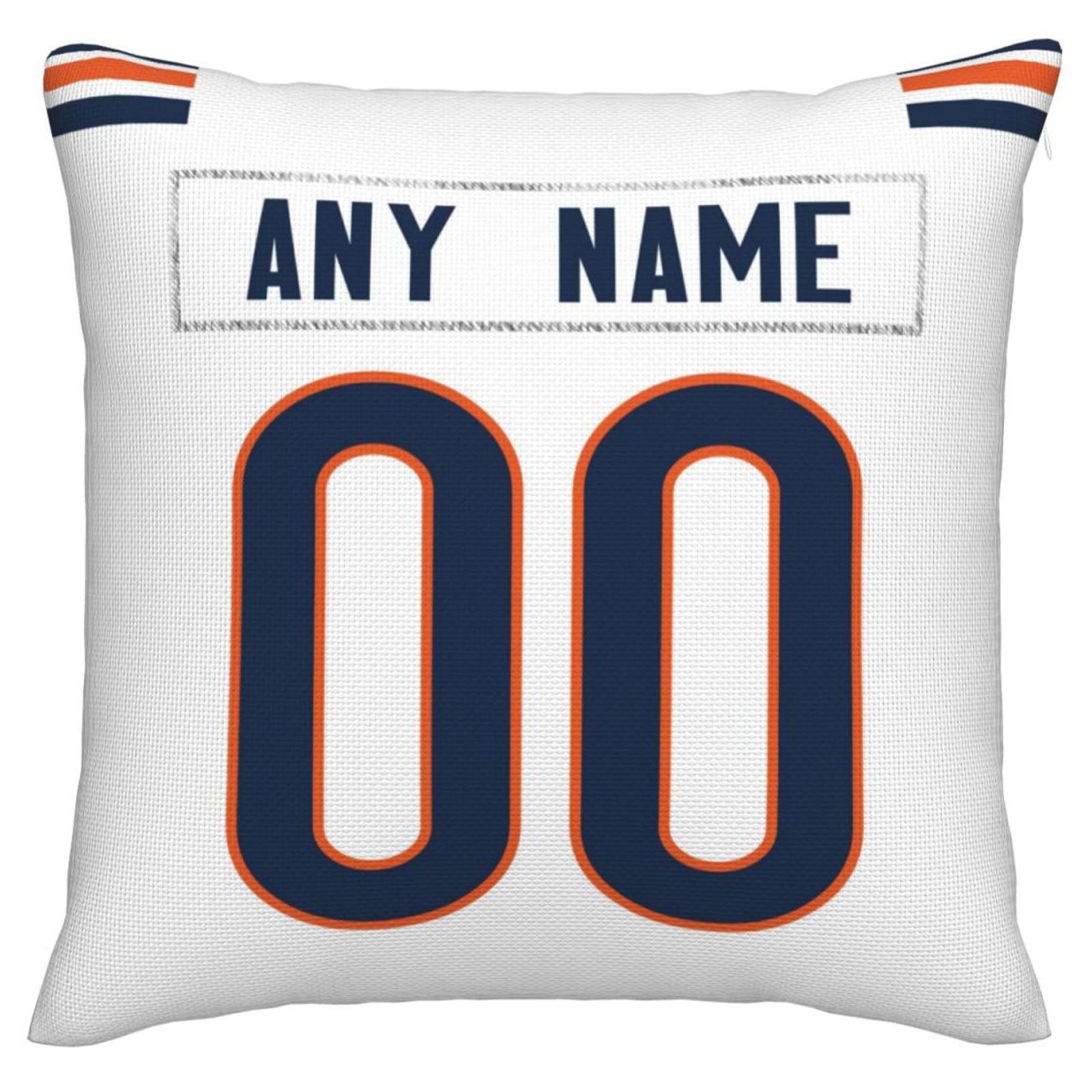 Custom C.Bears Pillow Decorative Throw Pillow Case - Print Personalized Football Team Fans Name & Number Birthday Gift Football Pillows view 3