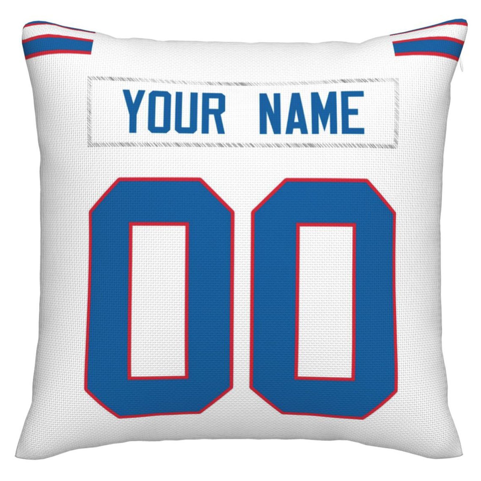 Custom B.Bills Pillow Royal Football Team Decorative Throw Pillow Case Print Personalized Football Style Fans Letters & Number Birthday Gift Football Pillows view 3