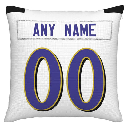 Custom B.Ravens Pillow Purple Football Team Decorative Throw Pillow Case Print Personalized Football Style Fans Letters & Number Birthday Gift Football Pillows view 3