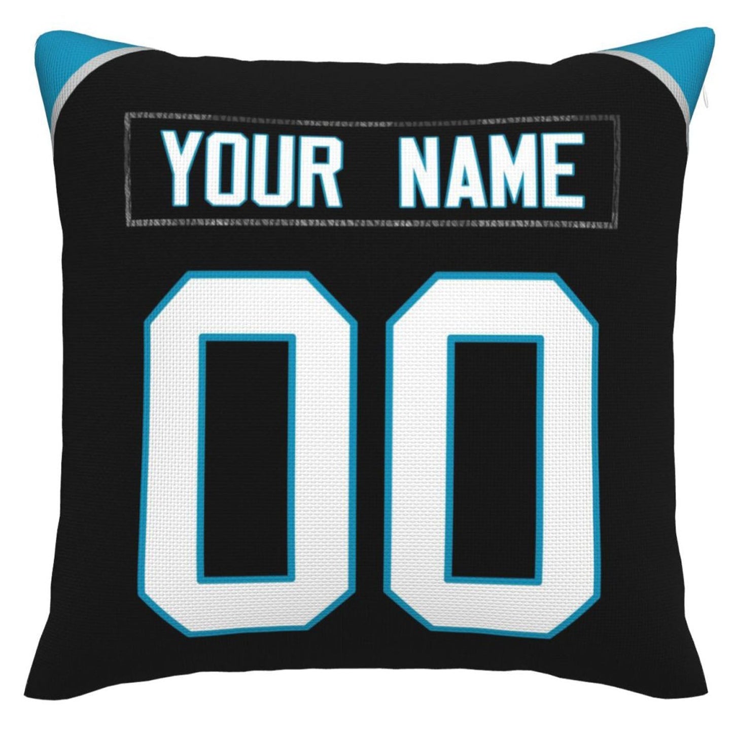 Custom C.Panthers Pillow Football Team Decorative Throw Pillow Case Print Personalized Football Style Fans Letters & Number Birthday Gift Football Pillows view 2