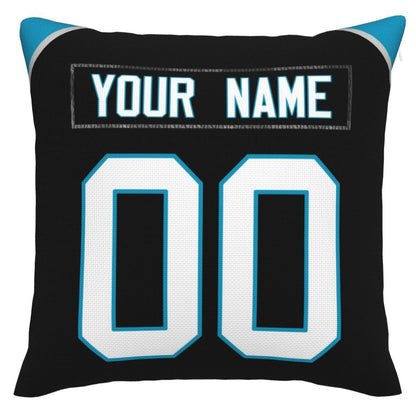 Custom C.Panthers Pillow Football Team Decorative Throw Pillow Case Print Personalized Football Style Fans Letters & Number Birthday Gift Football Pillows view 2