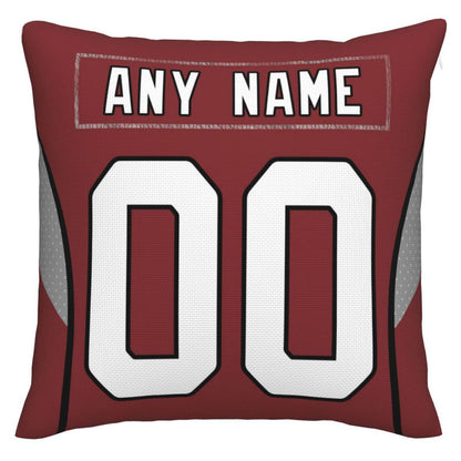 Custom A.Cardinals Pillow Decorative Throw Pillow Case - Print Personalized Football Team Fans Name & Number Birthday Gift Football Pillows view 2