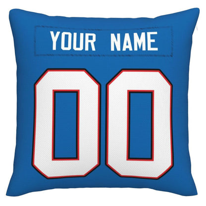 Custom B.Bills Pillow Royal Football Team Decorative Throw Pillow Case Print Personalized Football Style Fans Letters & Number Birthday Gift Football Pillows view 2