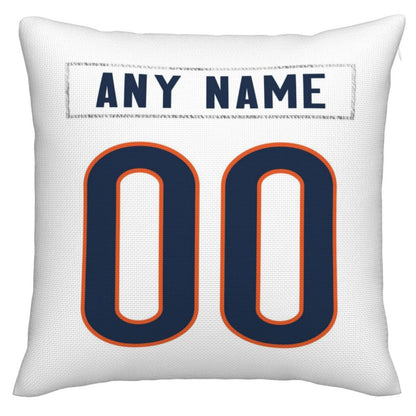 Custom C.Bears Pillow Decorative Throw Pillow Case - Print Personalized Football Team Fans Name & Number Birthday Gift Football Pillows - Main View
