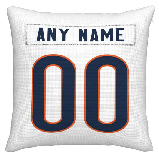 Custom C.Bears Pillow Decorative Throw Pillow Case - Print Personalized Football Team Fans Name & Number Birthday Gift Football Pillows - Main View
