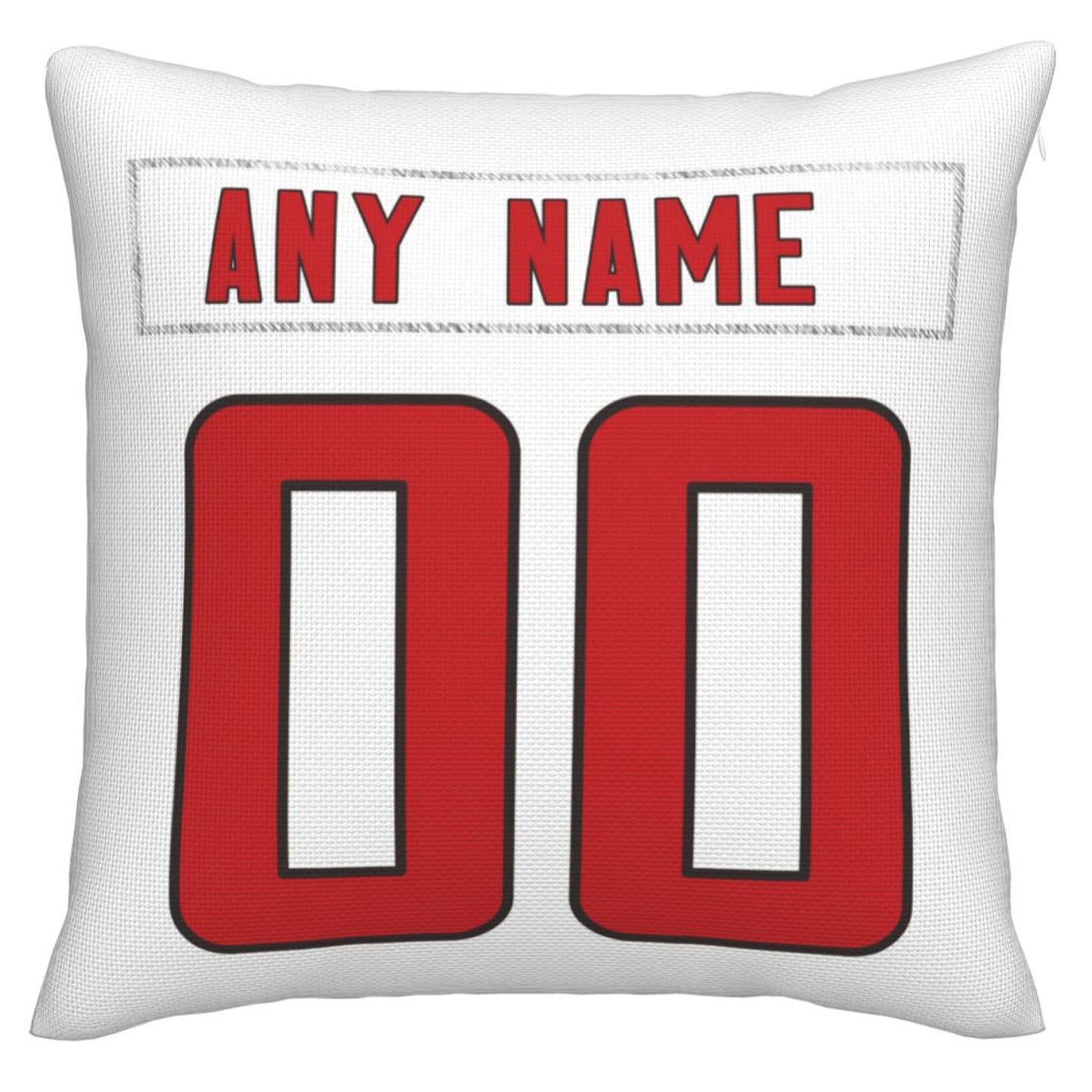 Custom A.Falcons Pillow Decorative Throw Pillow Case - Print Personalized Football Team Fans Name & Number Birthday Gift Football Pillows view 3