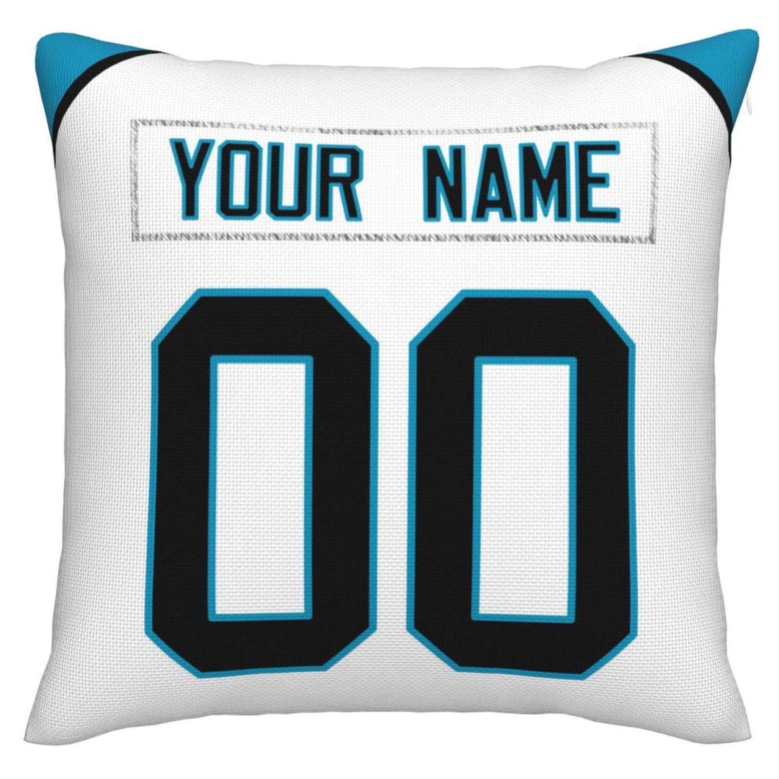 Custom C.Panthers Pillow Football Team Decorative Throw Pillow Case Print Personalized Football Style Fans Letters & Number Birthday Gift Football Pillows - Main View