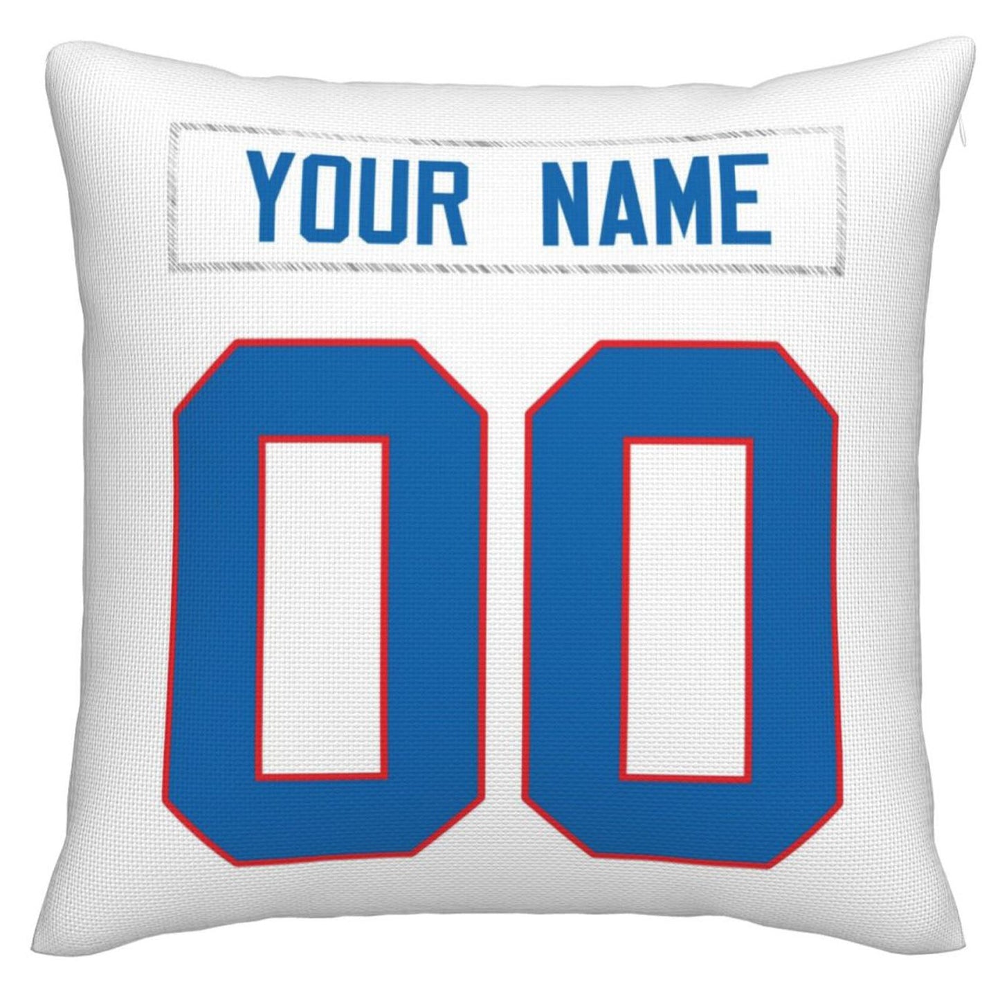 Custom B.Bills Pillow Royal Football Team Decorative Throw Pillow Case Print Personalized Football Style Fans Letters & Number Birthday Gift Football Pillows view 3