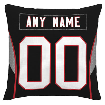 Custom A.Falcons Pillow Decorative Throw Pillow Case - Print Personalized Football Team Fans Name & Number Birthday Gift Football Pillows view 2