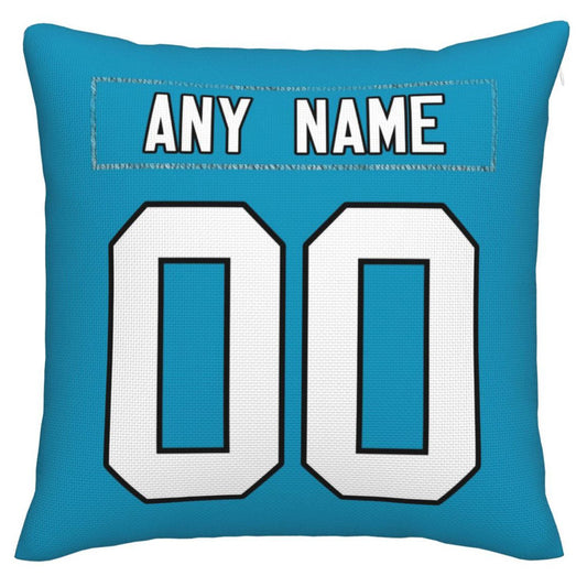 Custom C.Panthers Pillow Football Team Decorative Throw Pillow Case Print Personalized Football Style Fans Letters & Number Birthday Gift Football Pillows - Main View