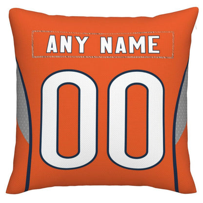 Custom C.Bears Pillow Decorative Throw Pillow Case - Print Personalized Football Team Fans Name & Number Birthday Gift Football Pillows view 2