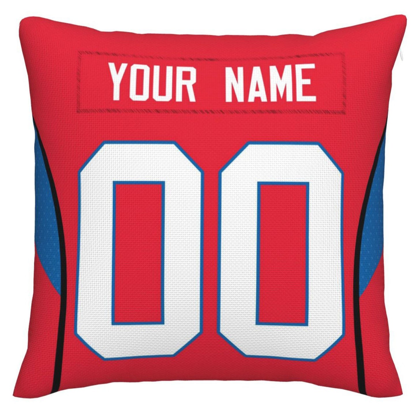 Custom B.Bills Pillow Royal Football Team Decorative Throw Pillow Case Print Personalized Football Style Fans Letters & Number Birthday Gift Football Pillows view 2