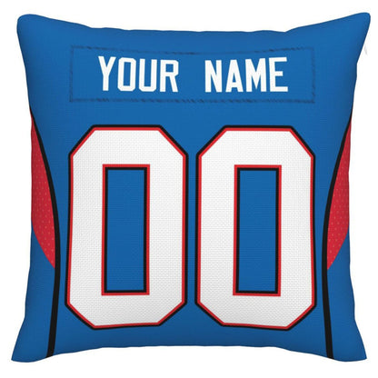 Custom B.Bills Pillow Royal Football Team Decorative Throw Pillow Case Print Personalized Football Style Fans Letters & Number Birthday Gift Football Pillows view 3