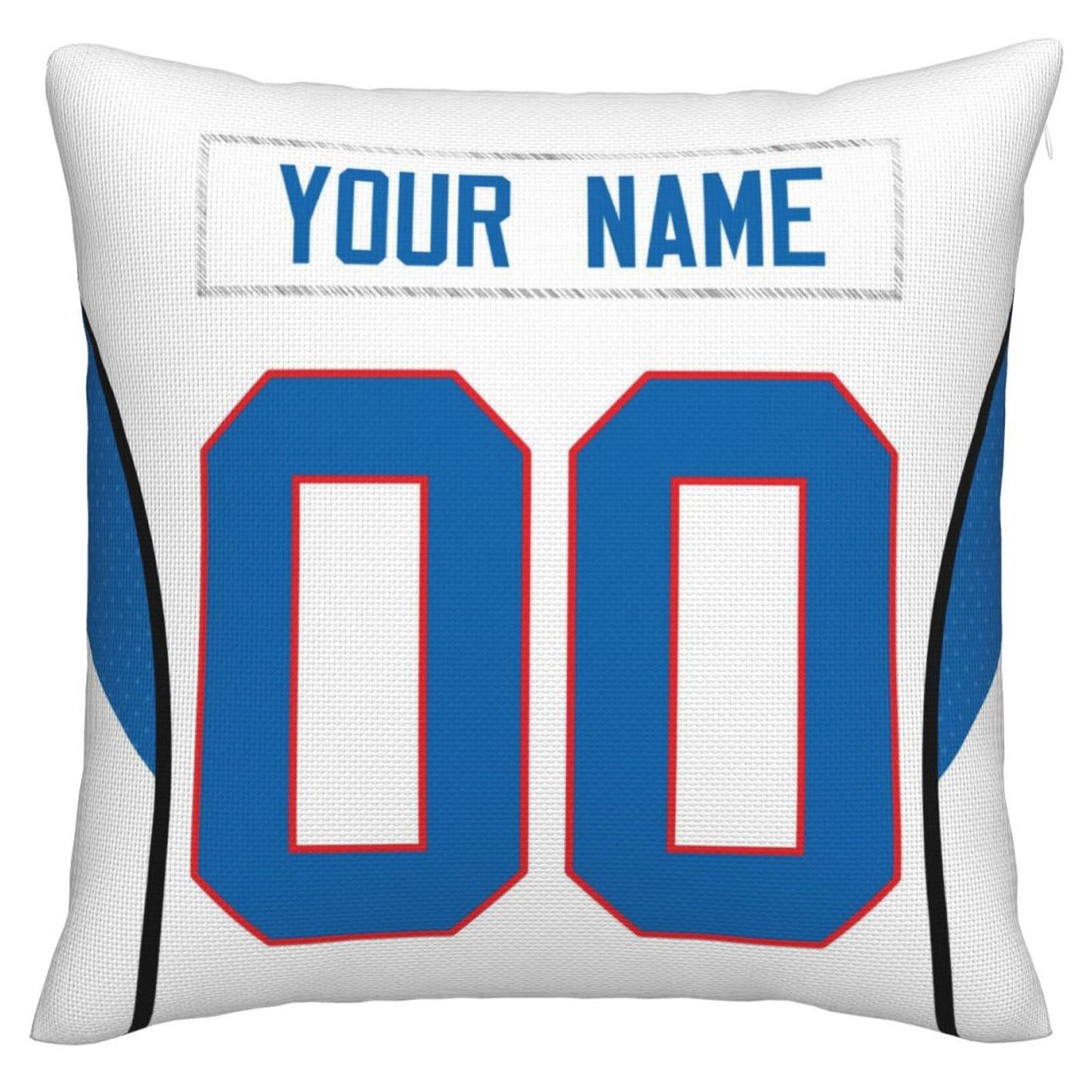 Custom B.Bills Pillow Royal Football Team Decorative Throw Pillow Case Print Personalized Football Style Fans Letters & Number Birthday Gift Football Pillows - Main View