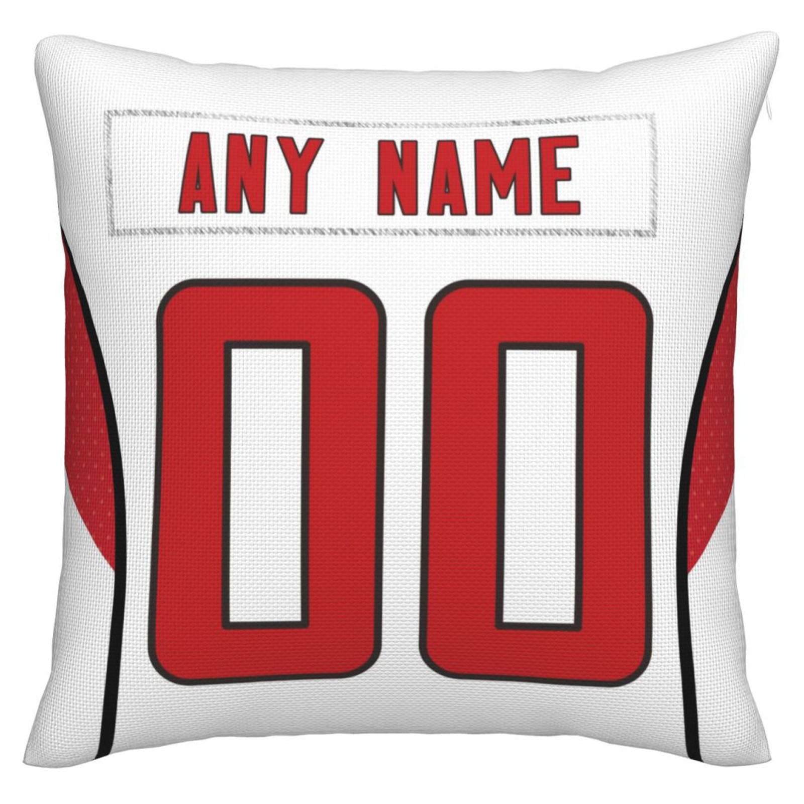 Custom A.Falcons Pillow Decorative Throw Pillow Case - Print Personalized Football Team Fans Name & Number Birthday Gift Football Pillows - Main View