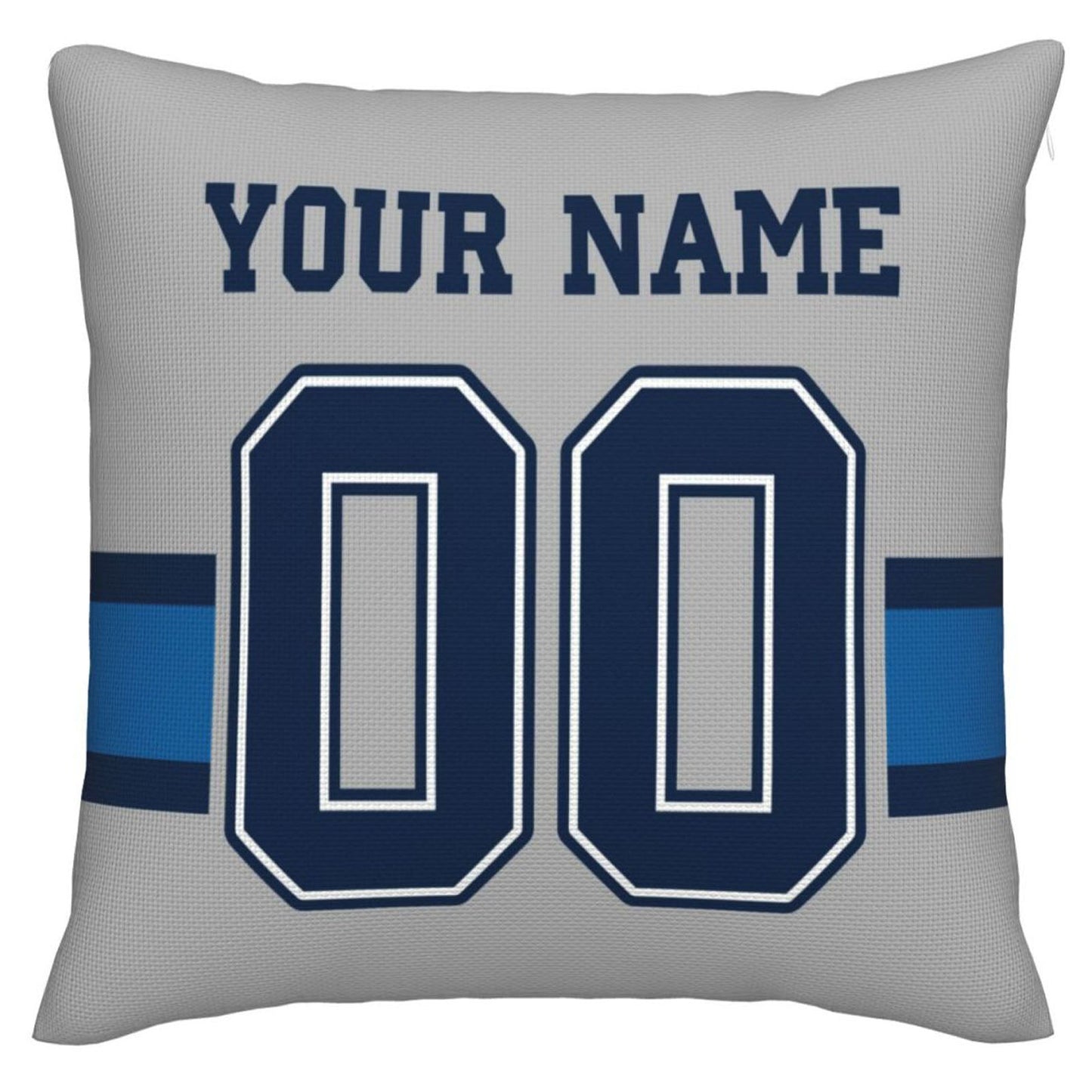 Custom D.Cowboys Pillow Decorative Throw Pillow Case - Print Personalized Football Team Fans Name & Number Birthday Gift Football Pillows view 2