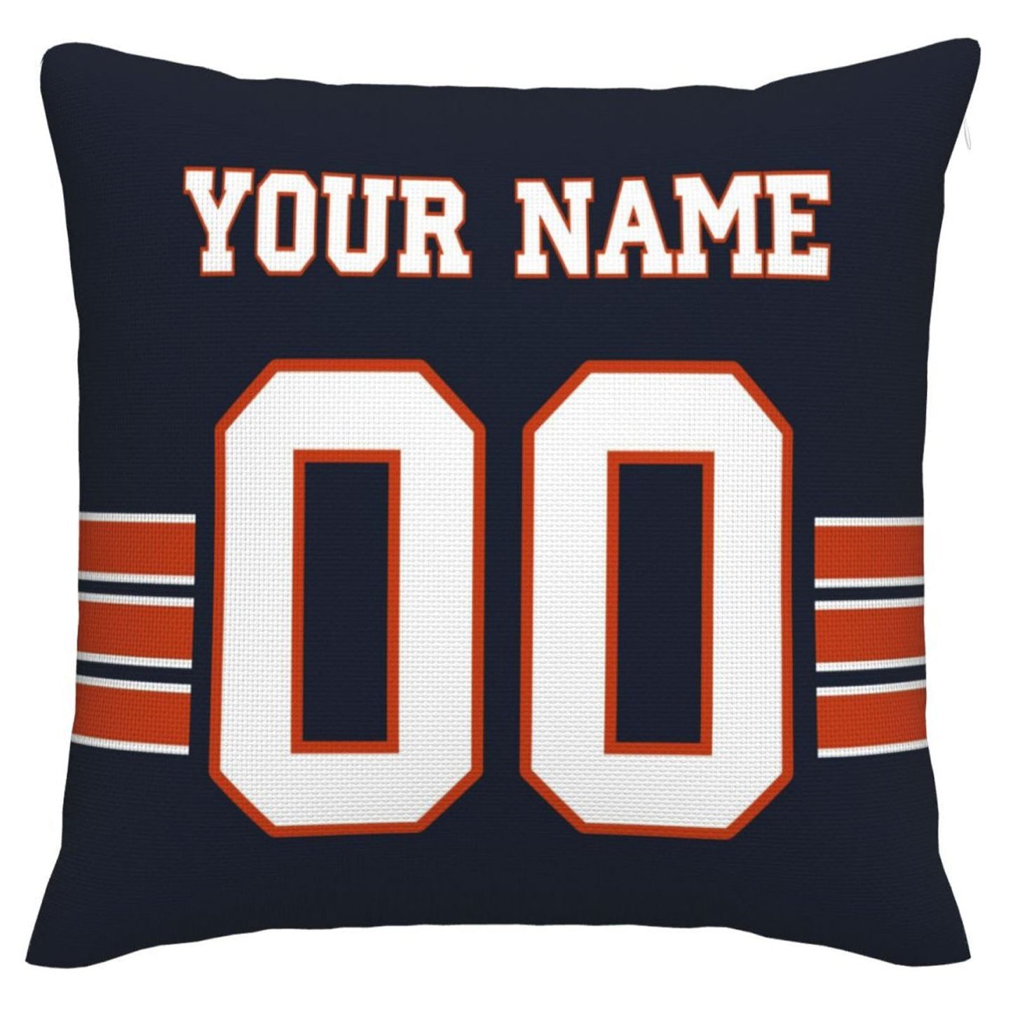 Custom C.Bears Pillow Decorative Throw Pillow Case - Print Personalized Football Team Fans Name & Number Birthday Gift Football Pillows view 2