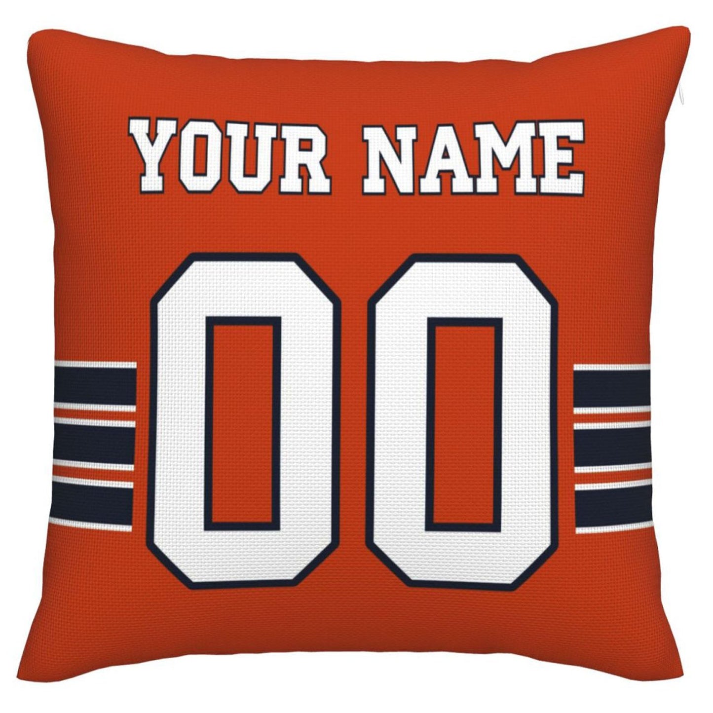 Custom C.Bears Pillow Decorative Throw Pillow Case - Print Personalized Football Team Fans Name & Number Birthday Gift Football Pillows - Main View