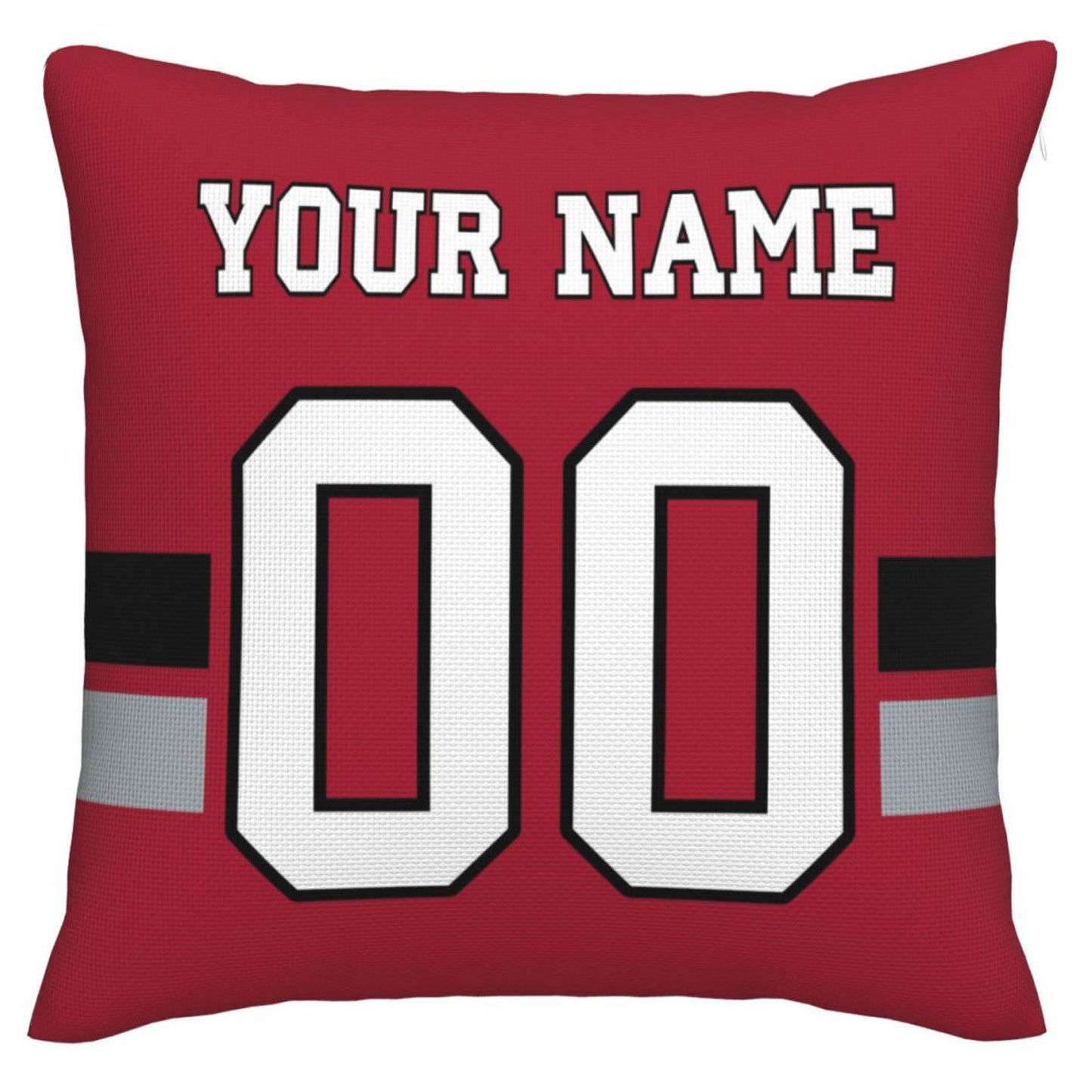 Custom A.Falcons Pillow Decorative Throw Pillow Case - Print Personalized Football Team Fans Name & Number Birthday Gift Football Pillows - Main View