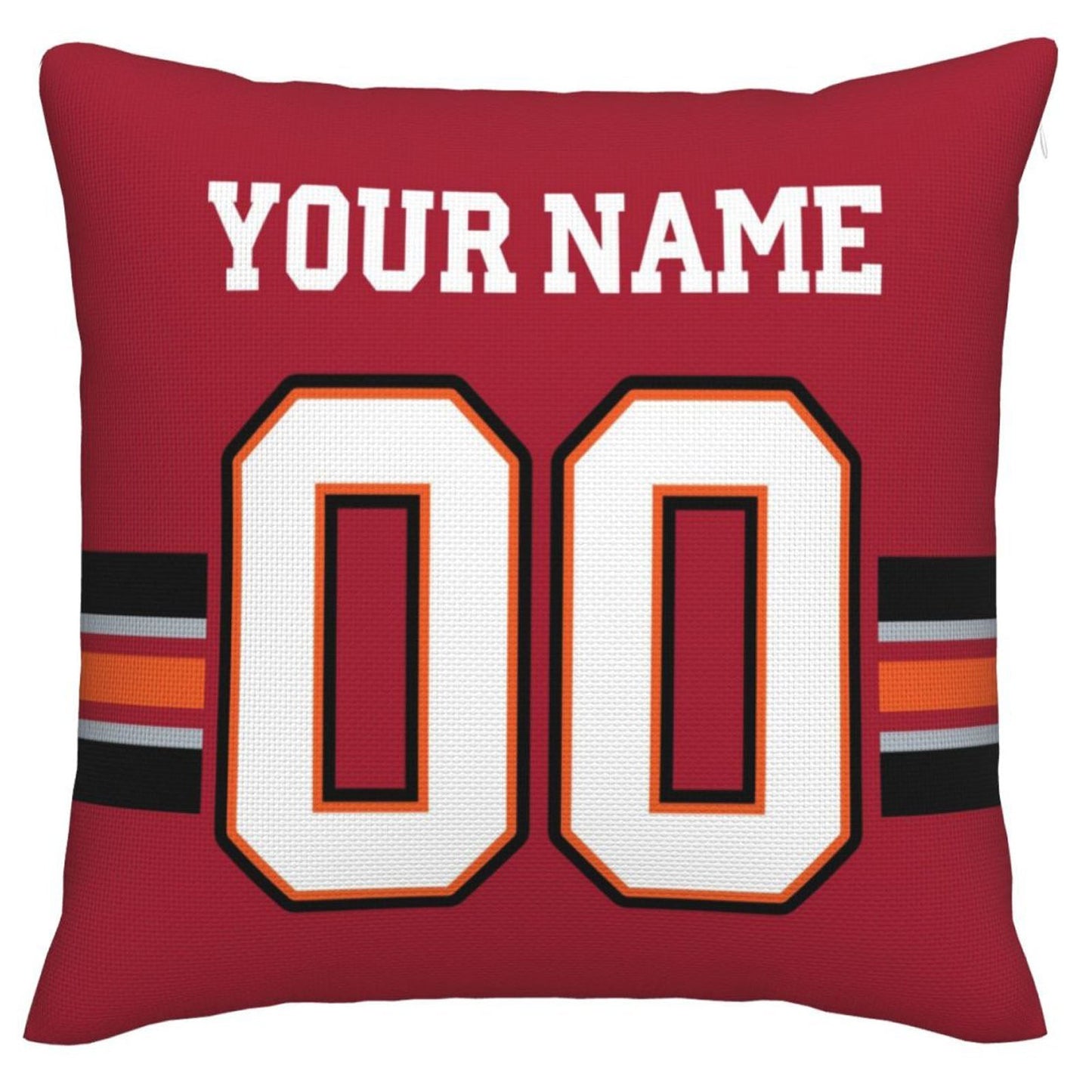Custom TB.Buccaneers Pillow Decorative Throw Pillow Case - Print Personalized Football Team Fans Name & Number Birthday Gift Football Pillows view 2