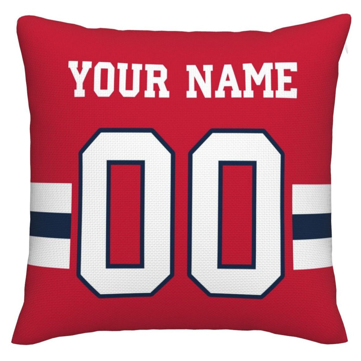 Custom NE.Patriots Pillow Decorative Throw Pillow Case - Print Personalized Football Team Fans Name & Number Birthday Gift Football Pillows view 2