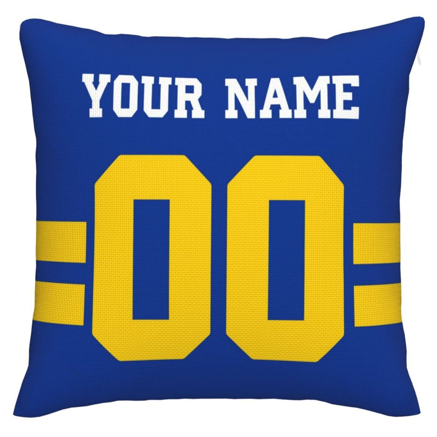 Custom LA.Rams Pillow Decorative Throw Pillow Case - Print Personalized Football Team Fans Name & Number Birthday Gift Football Pillows view 4