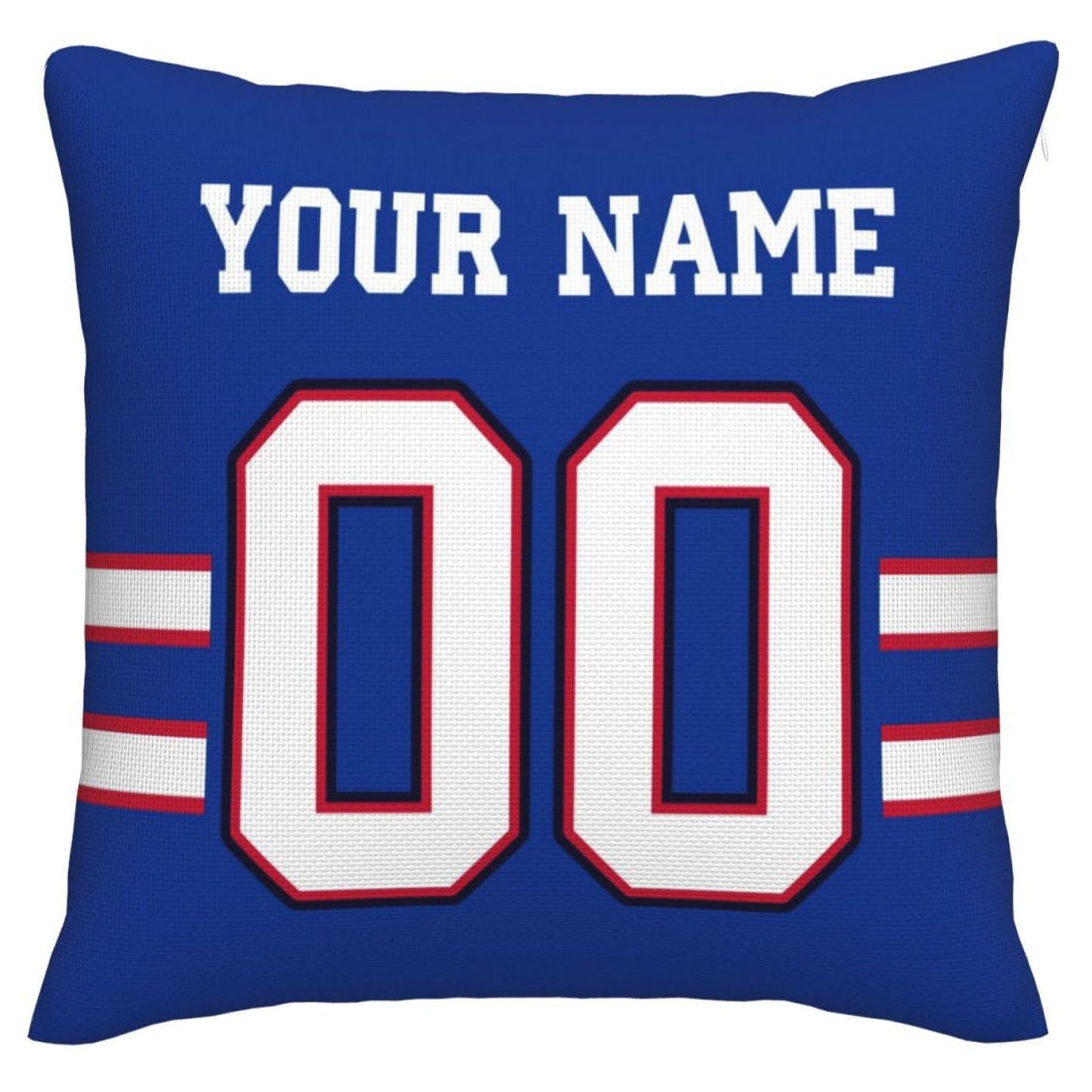 Custom B.Bills Pillow Royal Football Team Decorative Throw Pillow Case Print Personalized Football Style Fans Letters & Number Birthday Gift Football Pillows view 2