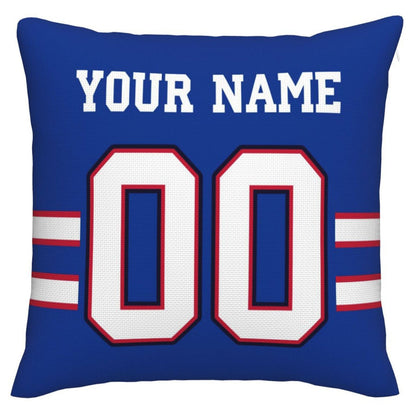 Custom B.Bills Pillow Royal Football Team Decorative Throw Pillow Case Print Personalized Football Style Fans Letters & Number Birthday Gift Football Pillows view 2