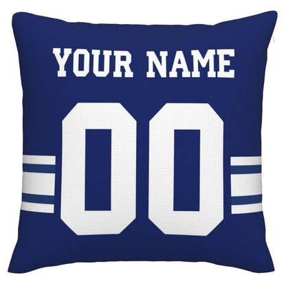 Custom NY.Giants Pillow Decorative Throw Pillow Case - Print Personalized Football Team Fans Name & Number Birthday Gift Football Pillows view 2