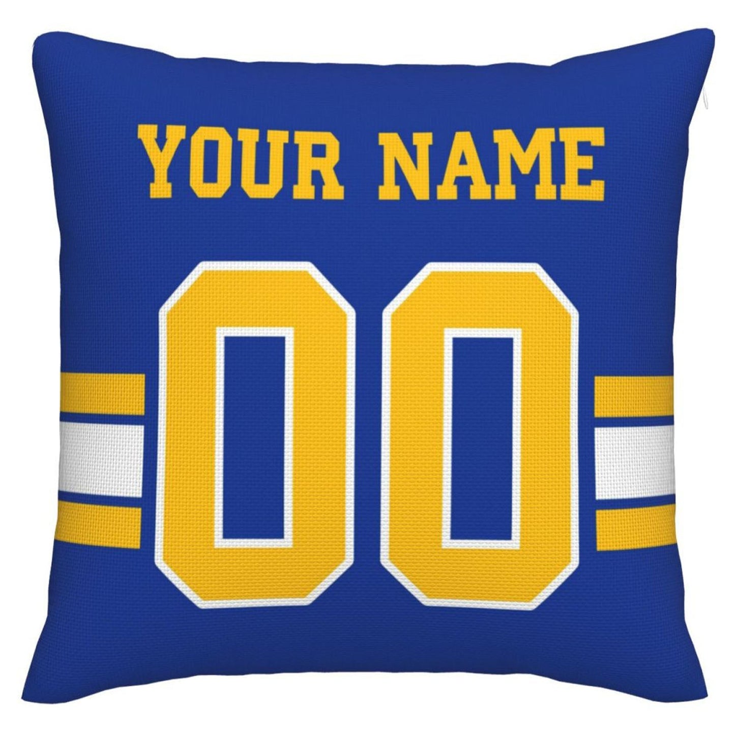 Custom LA.Chargers Pillow Decorative Throw Pillow Case - Print Personalized Football Team Fans Name & Number Birthday Gift Football Pillows view 3