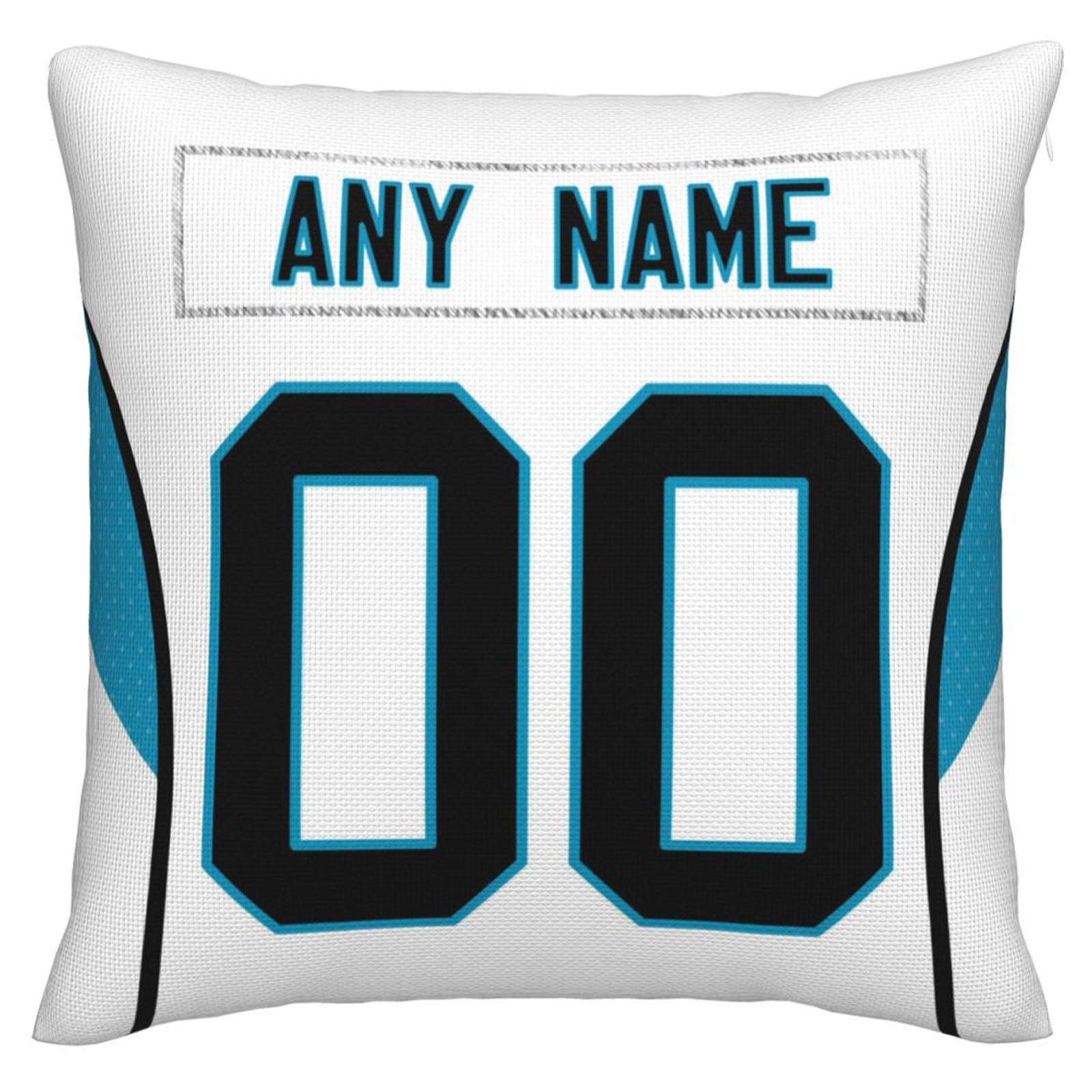 Custom C.Panthers Pillow Football Team Decorative Throw Pillow Case Print Personalized Football Style Fans Letters & Number Birthday Gift Football Pillows - Main View