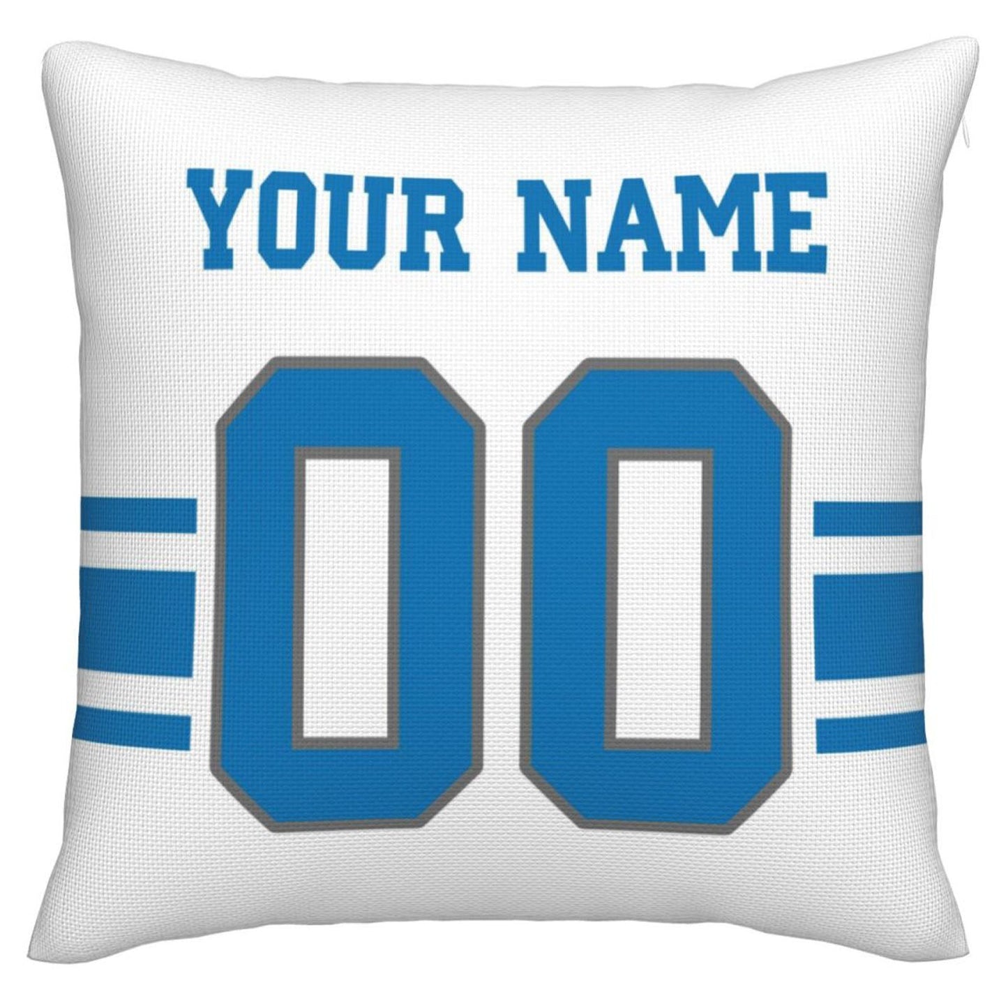 Custom D.Lions Pillow Decorative Throw Pillow Case - Print Personalized Football Team Fans Name & Number Birthday Gift Football Pillows view 3