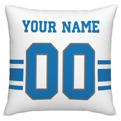 Custom D.Lions Pillow Decorative Throw Pillow Case - Print Personalized Football Team Fans Name & Number Birthday Gift Football Pillows view 3
