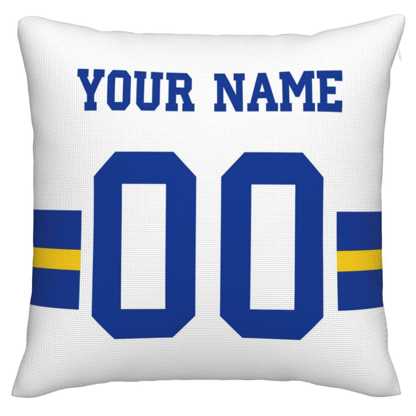 Custom LA.Rams Pillow Decorative Throw Pillow Case - Print Personalized Football Team Fans Name & Number Birthday Gift Football Pillows view 6