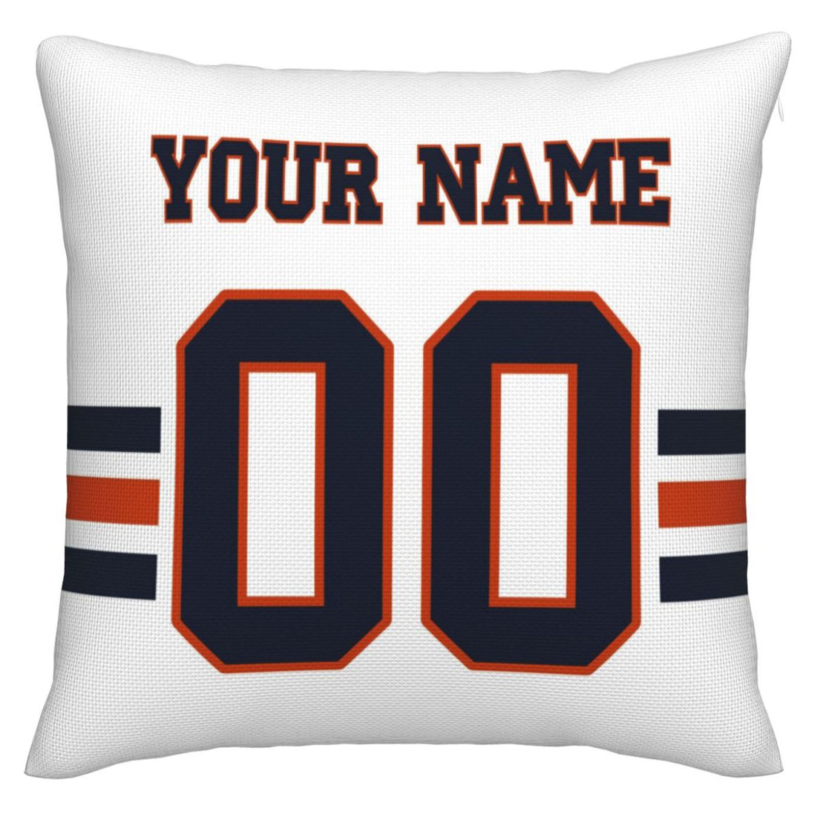 Custom C.Bears Pillow Decorative Throw Pillow Case - Print Personalized Football Team Fans Name & Number Birthday Gift Football Pillows view 3