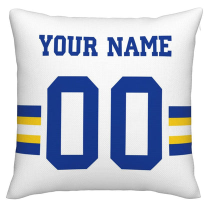 Custom LA.Rams Pillow Decorative Throw Pillow Case - Print Personalized Football Team Fans Name & Number Birthday Gift Football Pillows view 7