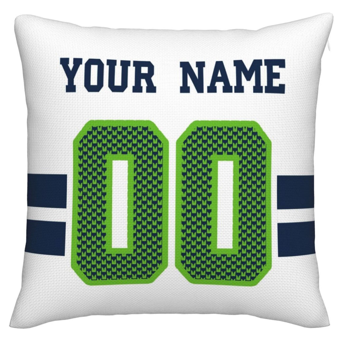 Custom S.Seahawks Pillow Decorative Throw Pillow Case - Print Personalized Football Team Fans Name & Number Birthday Gift Football Pillows view 4