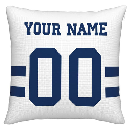 Custom IN.Colts Pillow Decorative Throw Pillow Case - Print Personalized Football Team Fans Name & Number Birthday Gift Football Pillows view 2