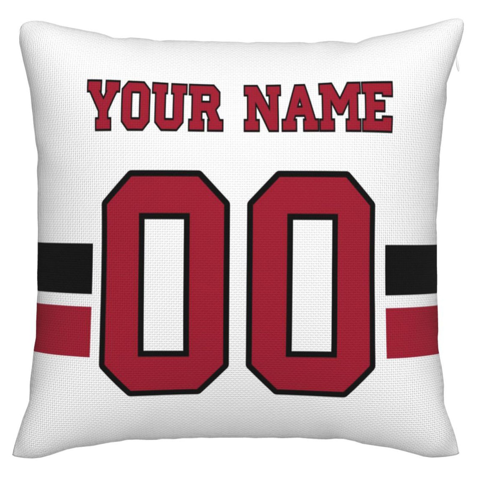 Custom A.Falcons Pillow Decorative Throw Pillow Case - Print Personalized Football Team Fans Name & Number Birthday Gift Football Pillows view 3