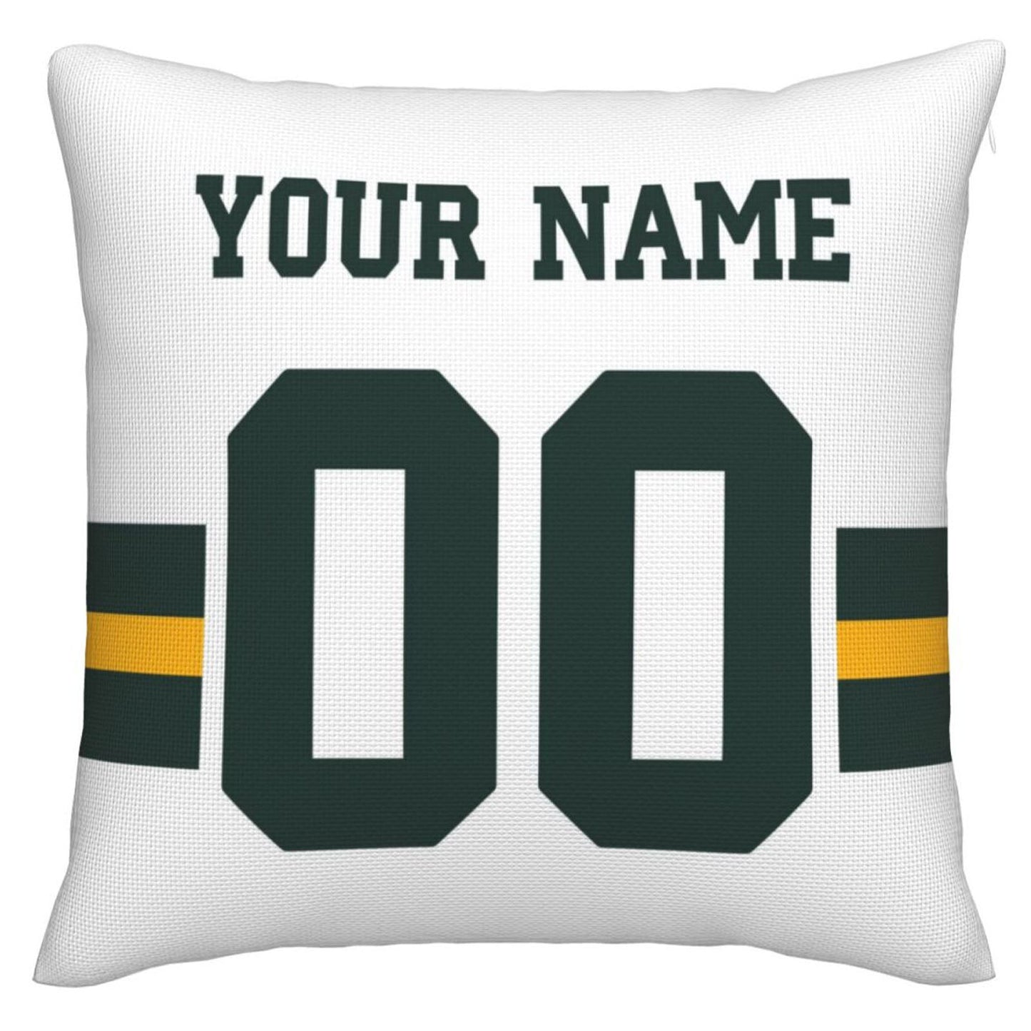 Custom GB.Packers Pillow Decorative Throw Pillow Case - Print Personalized Football Team Fans Name & Number Birthday Gift Football Pillows view 3