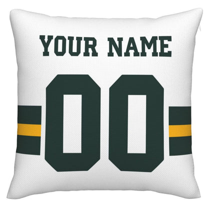 Custom GB.Packers Pillow Decorative Throw Pillow Case - Print Personalized Football Team Fans Name & Number Birthday Gift Football Pillows view 3