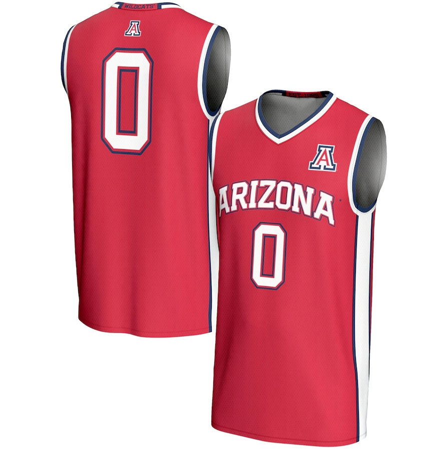 #0 A.Wildcats GameDay Greats Lightweight Basketball Jersey - Red Stitched American College Jerseys - Main View