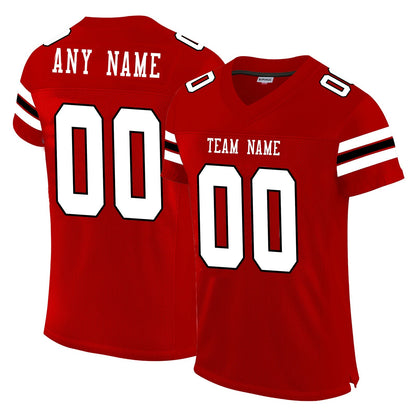 Custom SF.49ers Football Jerseys Design Red Stitched Name And Number Size S to 6XL Christmas Birthday Gift - Main View