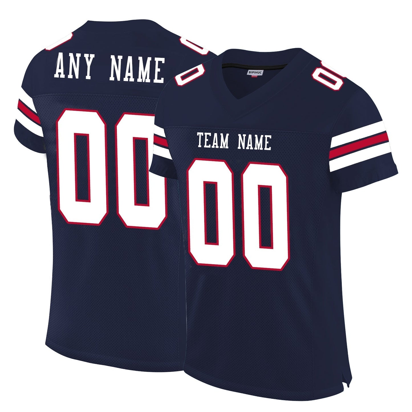 Custom NE.Patriots Football Jerseys for Personalize Sports Shirt Design Stitched Name And Number Size S to 6XL Christmas Birthday Gift - Main View